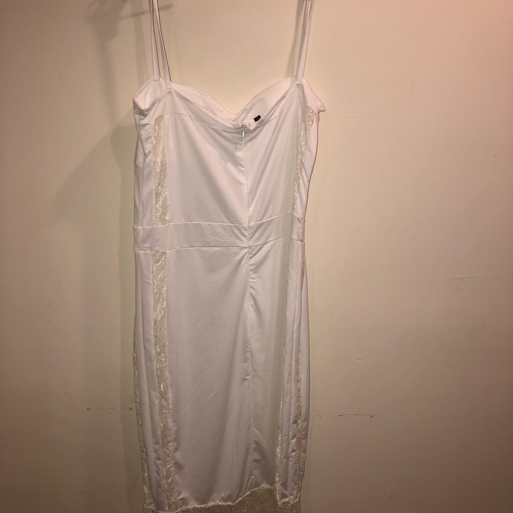 WHITE BODYCON DRESS - Picture 5 of 5